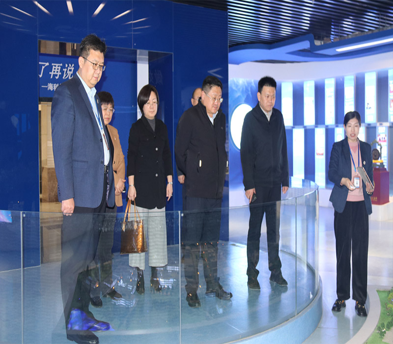 青島市民營經濟發展局郭局長一行來集團調研指導