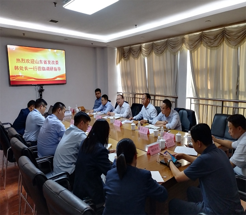 省發改委就業處韓曉林處長一行到海利爾調研